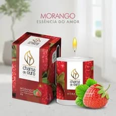 Vela Aromatica Vela Perfumada 60g Perfume - Morango Strawberry