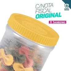 Pote Porta Cereal P Rosca Organização Mantimento Ermetico C/ Rosca Sanremo