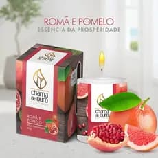 Vela Aromatica Velas Perfumada Decorativa 60g - Perfume Roma E Pomelo