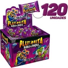 Kit 3x Chiclete Plutonita Baba De Bruxa Display Arcor