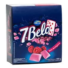 Caixa C/ 12x40g Bala 7belo Drageada Goma Mastigável