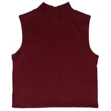 Cropped Regata Gola Alta Canelado 6x3