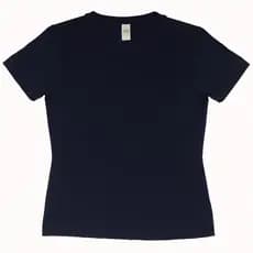 Baby Look  de Cotton Feminina Básica - T-Shirt Casual em Algodão Premium