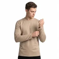 Segunda Pele Térmica Masculina Peluciada de Gola Redonda
