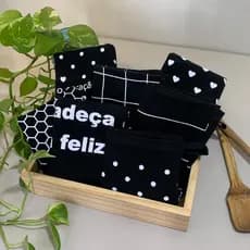 Kit 7 Panos de Prato Preto grande para cozinha Pano de Copa Bate Mão pano de prato pé de galinha