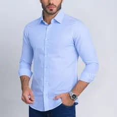 Camisa Premium Masculina Social Manga Longa Confortável Esporte Fino Slim Fit Elegante Comprida Blusa Casual de Botão