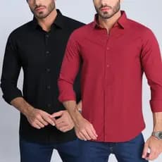 Kit Camisa Social Masculina Slim Fit Manga Longa Premium Elegante Confortável Esporte Fino