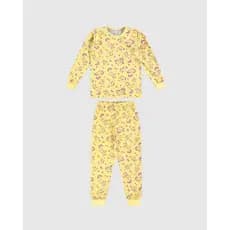 Pijama Longo Infantil 100% Algodão Brilha no Escuro Menina – Estampado| Malwee Kids