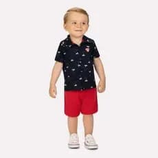 Conjunto Infantil Menino Aviões Kyly