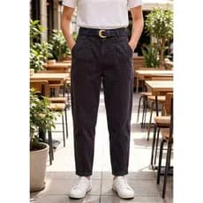 Calça cenora veludo cotelê com Elastano importado femininas modas 208