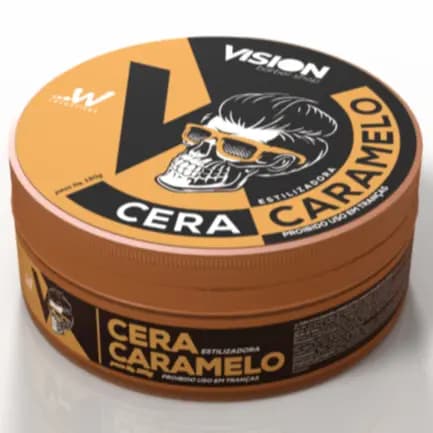 Cera Pomada Modeladora Vision Barber Shop 130g Barba Cabelo Bigode - Unidade
