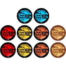 Kit 10 Cera Pomada Modeladora Finalizadora Vip Hair 130g Barba Cabelo Bigode