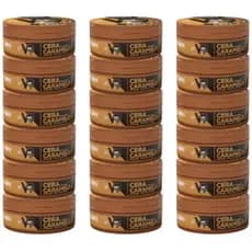 Kit 18 Cera Pomada Modeladora Caramelo Vision Barber Shop 130g Barba Cabelo Bigode - Caramelo