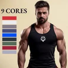 Camiseta Regata Masculina Lisa  Dry Fit - Esportiva Camisa Blusa Básica Casual