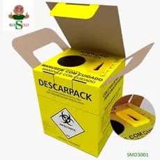 Caixa Coletora Para Material Perfurocortante (3 unds)