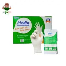 PROMOÇÃO LUVA CIRÚRGICA SEM PÓ MEDIX (CX 50 PARES)