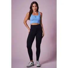 Calça Legging Cintura Alta Planet Girls Preto