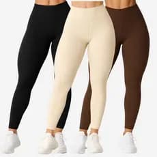 KIT 3 OU 1 LEGGUING SUPLEX PREMUIM FEMENINA CINTURA ALTA TECIDIDO GROSSO ZERO TRANPARENCIA