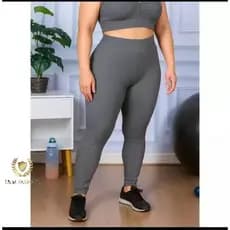 KIT 3 LEGGING SUPLEX PLUS SIZE ACADEMIA COSTURA REFORÇADA LINHA PREMIUM  TECIDO GROSSO ANTI-TRANPARENCIA CÓS ALTO
