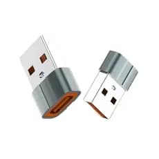 Adaptador usb para tipo c, conversor fêmea, usb macho para micro usb, tipo c, conector otg usbc