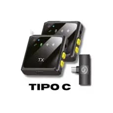 MICROFONE DE LAPELA /// Kit 2 Microfones Lapela Sem Fio ONISTEK Profissional Celular Usb- TIPO C