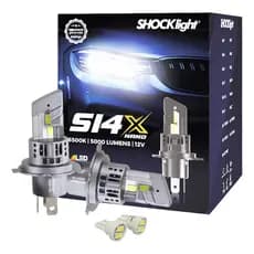Par de Lâmpadas Nano LED para Hyundai Sonata H4 6000K + Brinde Led T10 W5W
