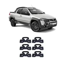 Gancho para Caçamba Fiat Strada Cabine Dupla 6 peças
