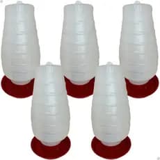 5 Bebedouro Automático Aves Galinhas Grande Pendurável 5 Litros