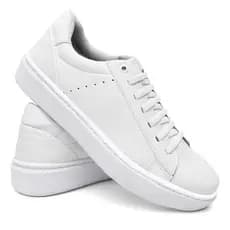 Sapato Esporte Fino Branco Masculino Em Couro