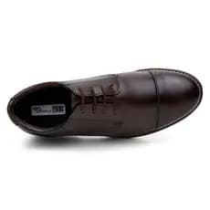 Sapato Social Derby Oxford Elegante Confortável Masculino luxo