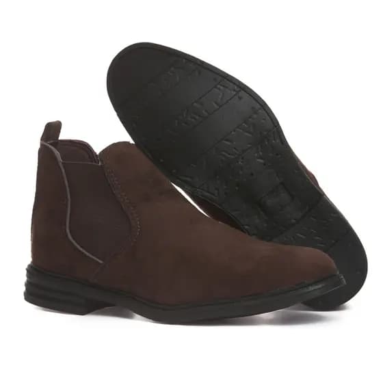 Bota Botina Coturno Masculino Preto Estilo Elegante
