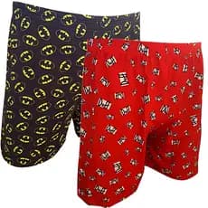 KIT 2 SAMBA CANÇÃO PLUS SIZE MASCULINO CUECA SAMBA CANÇÃO PERSONAGENS SHORT DE DORMIR MASCULINO