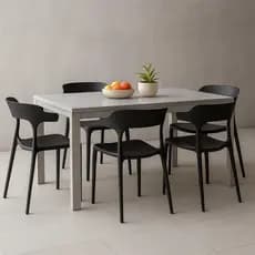 Cadeira Preta Chifre Design Elegante e Moderno, Compacto Sala de Estar Jantar