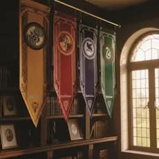 Flâmulas/Bandeiras Decorativas Casas Harry Potter