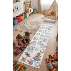 Mega Rolo de Papel com Desenho Infantil 5m para Crianças colorirem