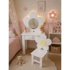 *LANÇAMENTO* Penteadeira Flor Infantil Princesa Pintada mdf