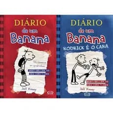 Coleção Diário de Um Banana - Volumes 1 e 2 - Autor: Jeff Kinney - Capa Dura
