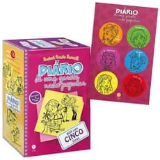 Box Diário de Uma Garota Nada Popular - Volume 1 a 5 - Edição de Bolso - Capa Cartão