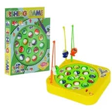 Jogo Pega Peixe Brinquedo Pesca Maluca Pescaria Infantil Giratório Clássico Com Varas