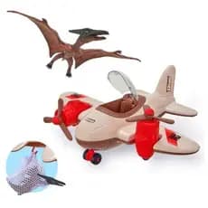 Avião De Brinquedo Dino Flying Com Dinossauro Infantil