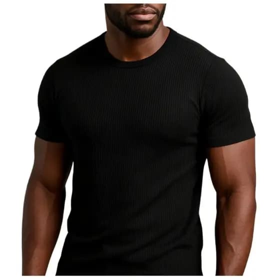 Camisa Canelada Americana Masculina Premium Slim Fit
