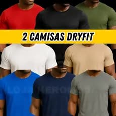 2 Camisas Masculina DryFit boa para Academia Corrida /treino/esportes