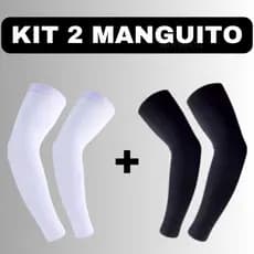 Kit 2 Par de manguito térmico proteção solar uv segunda pele Manguito mansculino mangote