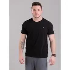 Camiseta Masculina Básica Algodão Premium 100% Manga Curta Confortável Dia Dia Academia Treino Top