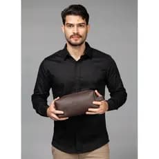 Necessaire Masculina Organizador Mala Viagem Couro Premium