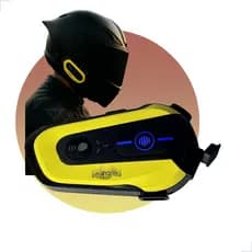 Fone de Ouvido Intercomunicador Para Capacete Moto Sem Fio Bluetooth Modelo A2, Fone Bluetooth Para Motoboy Motociclista