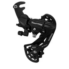 Câmbio Trambulador Traseiro Shimano Tourney Ty300 Com Gancheira 6v 7v 8v Bike 18, 21 e 24 Marchas