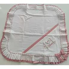 Manta de Bebê Bordada + Fralda de Boca Personalizada Maternidade Babita Amamentação