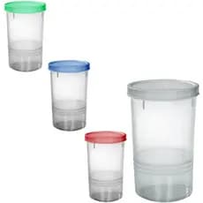 Pote De Plastico Redondo Com Tampa De Rosca Colors 750ml