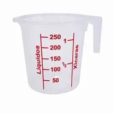 Jarra De Medida / Dosador Graduado De Plastico Colors 250ml